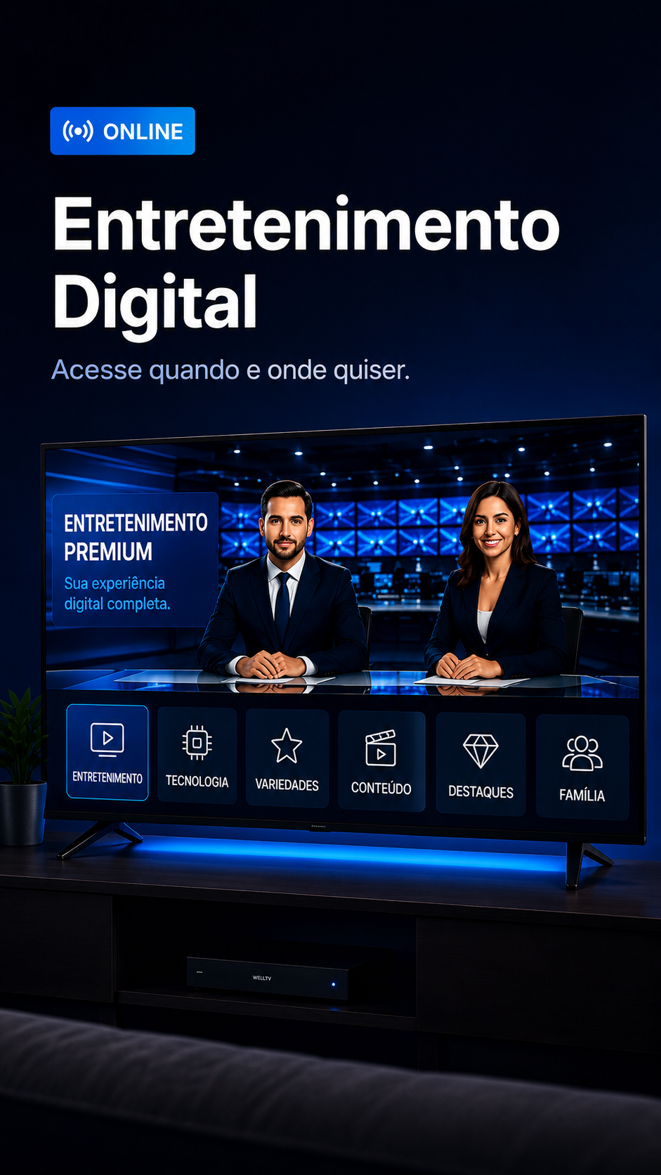 Conteúdo digital em destaque